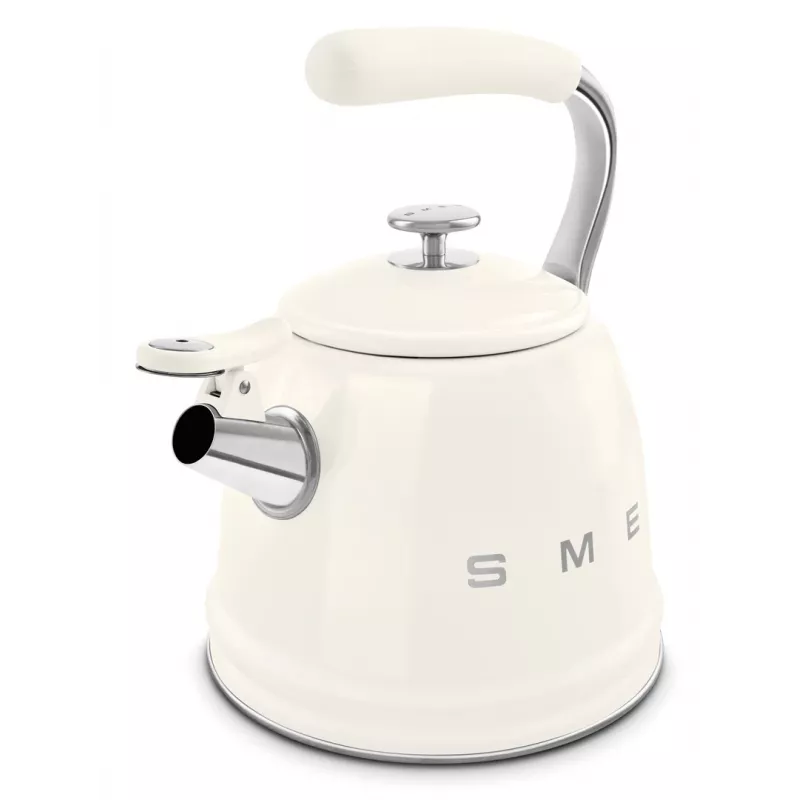 Smeg 50's stila tējkanna WKF01CR krēmkrāsas 1.7L 2400W nerūsējošais tērauds