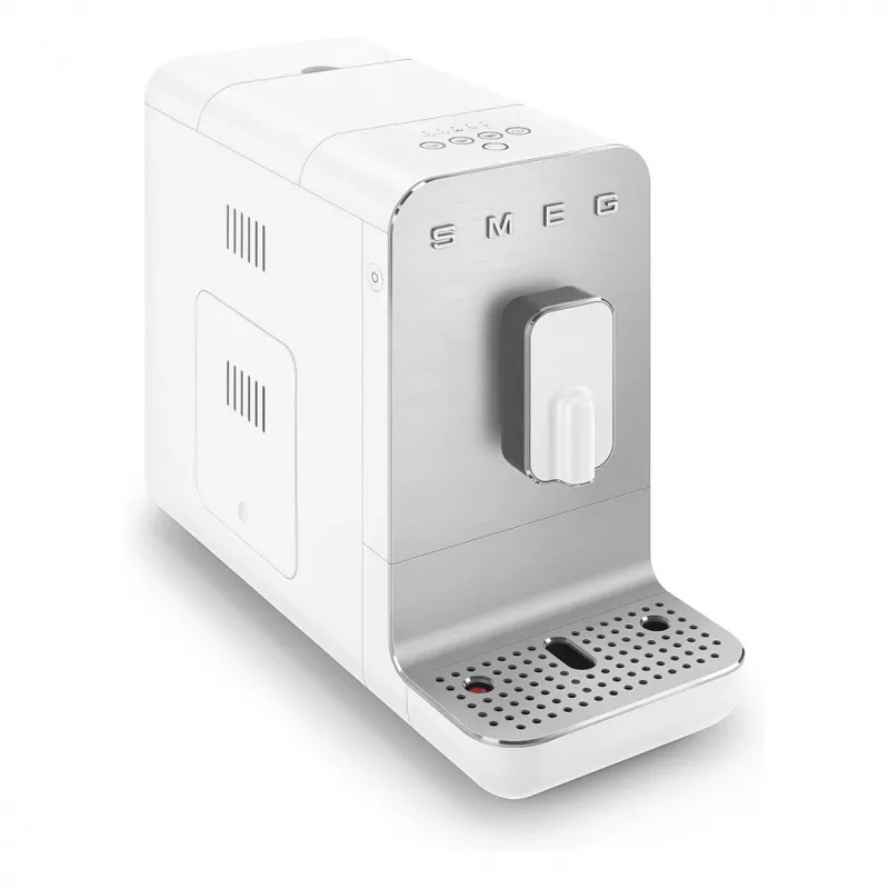 SMEG BCC11WHMEU Pilnībā automātiskā kafijas automāts ar tvaika sprauslu, 19 bāri, 1,4 L, balts