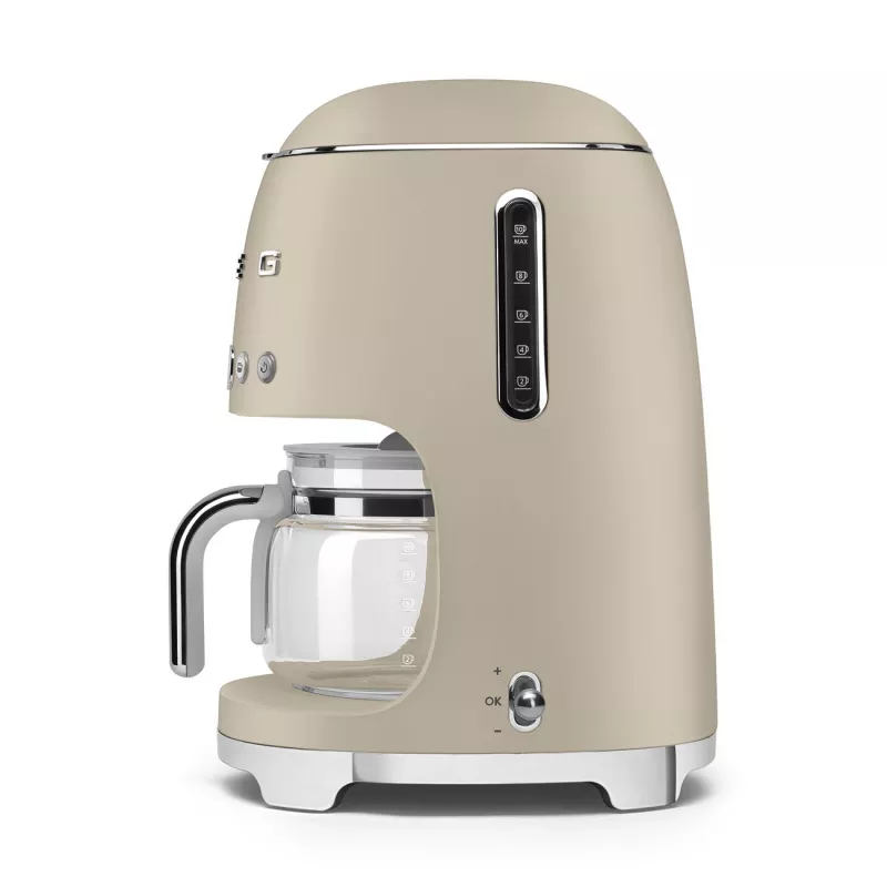 Smeg DCF02MLMEU Filtera kafijas automāts, bēšs, Ines de la Fressange Paris Edition