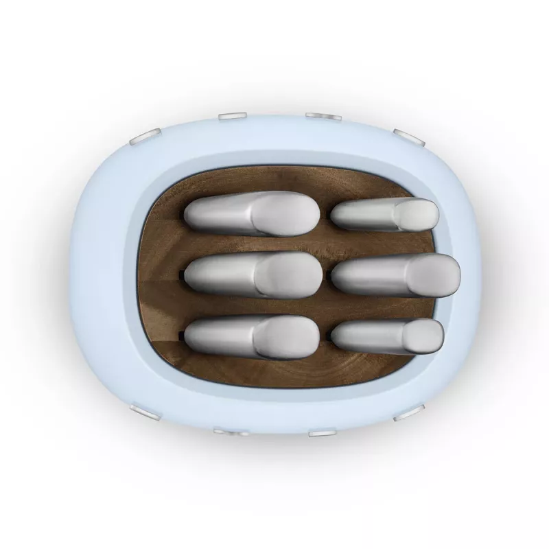 SMEG Knife Block 50's Style Pastel Blue KBSF02PB