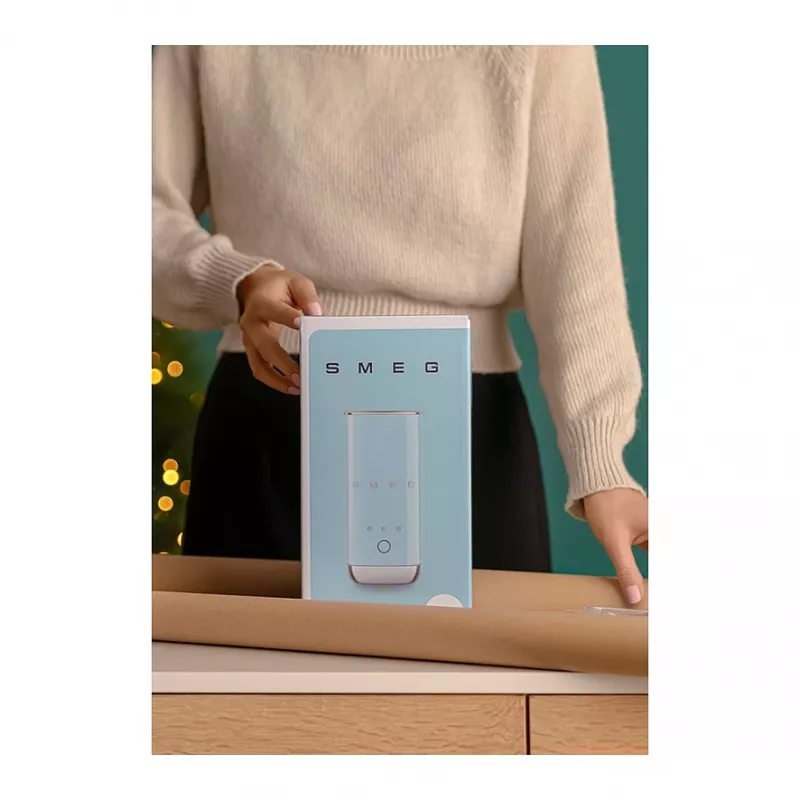Smeg MFF02PGEU Automātiskais piena putotājs un sildītājs, pasteļzaļš, 500W