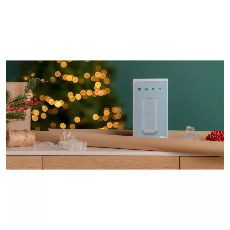 Smeg MFF02PGEU Automātiskais piena putotājs un sildītājs, pasteļzaļš, 500W