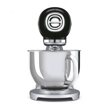 Smeg SMF04BLEU 50. gadu stila stacionārais mikseris, 800 W, 4,8 L, melns