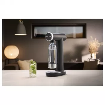 SMEG Sodamaker Collezione Aesthetic Black gāzētā ūdens pagatavotājs SKC01BLM