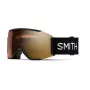 Smith Squad Mag slēpošanas brilles - melnas ar ChromaPop Pro Gold Mirror un Storm Rose Flash lēcām