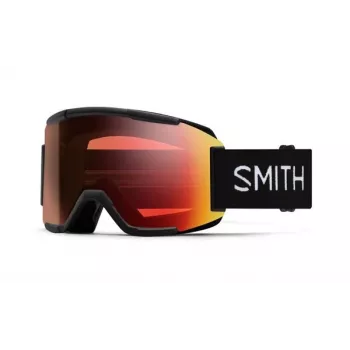 Smith Squad slēpju brilles – Chromapop Sun Red Mirror, melna/sarkana