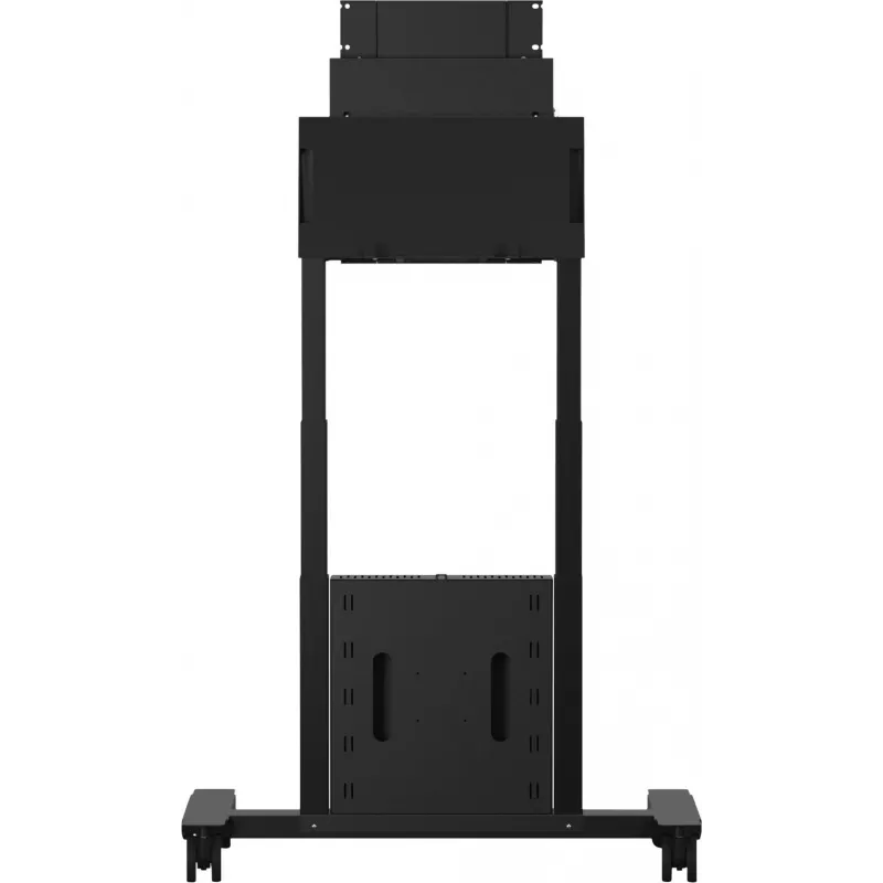 SMS Func Mobile Motorized Flipster 2 Cart - Black - Up to 65 inch Display - for Microsoft Surface Hub 2S 50 inch, Samsung Flip WM55H, Flip 2 WM55R, WM65R, WM85R