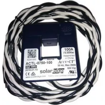 SOLAREDGE SECT-SPL-100A-A sadalītā kodola strāvas transformators 100A, 333mV izvade, 3m kabelis, 16mm atvērums