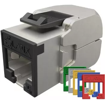 SOLARIX Cat.5E STP bezinstrumentu keystone ligzda, RJ45, balta