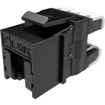 SOLARIX Cat.6 UTP RJ45 bezinstrumentu keystone ligzda, melna