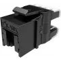 SOLARIX Cat.6 UTP RJ45 bezinstrumentu keystone ligzda, melna