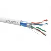 SOLARIX SXKD-6A-FFTP-LSOH Cat.6A F/FTP instalācijas kabelis, LSOH, Dca-s2,d2,a1, 500m koka spolē, pelēks