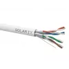 SOLARIX SXKD-6A-FFTP-LSOH Cat.6A F/FTP instalācijas kabelis, LSOH, Dca-s2,d2,a1, 500m koka spolē, pelēks