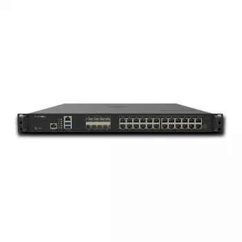 SonicWall NSa 4800 jaunās paaudzes ugunsmūris - 1U statīvā montējama drošības ierīce ar 10GbE, 5GbE, 2.5GbE, augstu pieejamību, diviem rezerves barošanas avotiem
