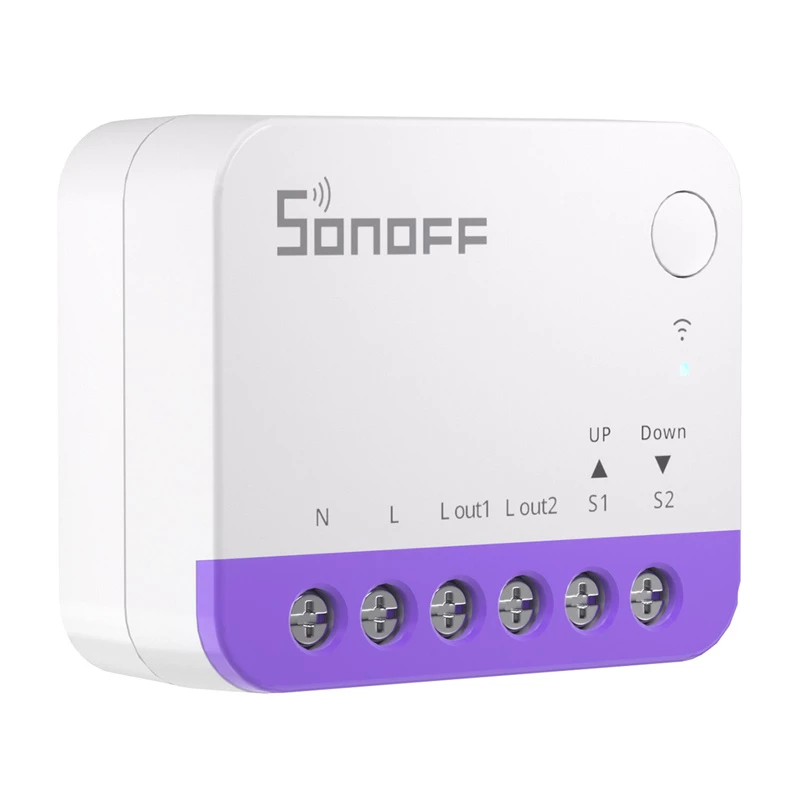Sonoff MINI-RBS WiFi viedais mini rullo žalūziju slēdzis (2 gab.)