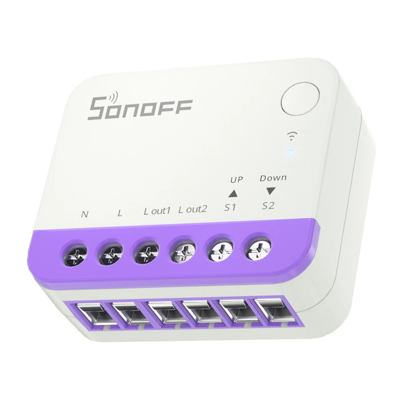 Sonoff MINI-RBS WiFi viedais mini rullo žalūziju slēdzis (2 gab.)