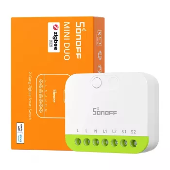 Sonoff MINI-ZB2GS ZigBee divkanālu mini slēdzis