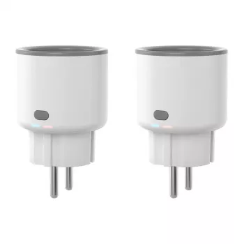 SONOFF S60ZBTPF Zigbee 3.0 viedā kontaktligzda (2 gab.) F tips, tālvadība, plānošana, balss vadība