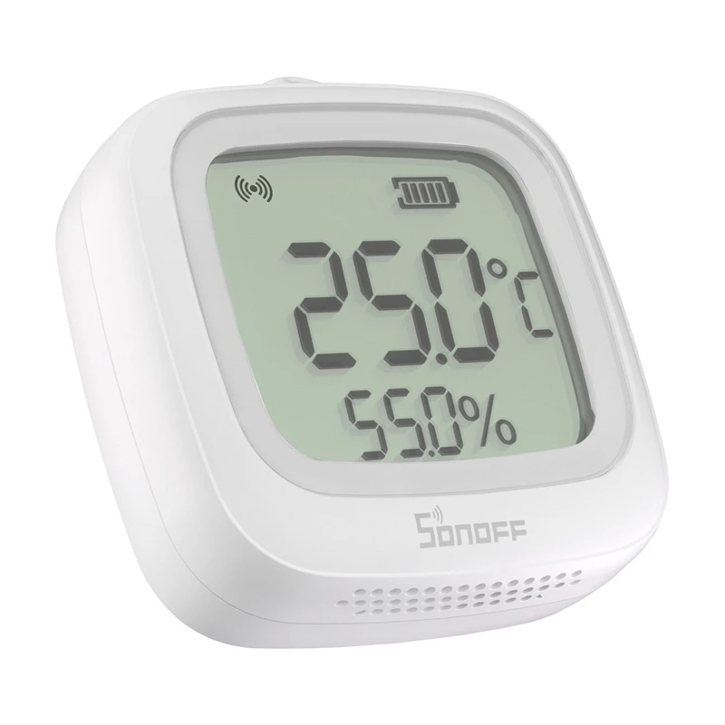 SONOFF SNZB-02WD ZigBee LCD temperatūras un mitruma sensors