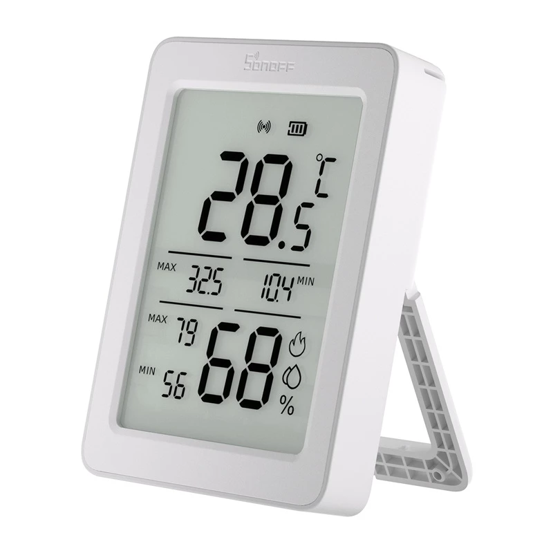 SONOFF ZigBee SNZB-02DR2 Temperatūras un mitruma sensors, 2 iepakojums