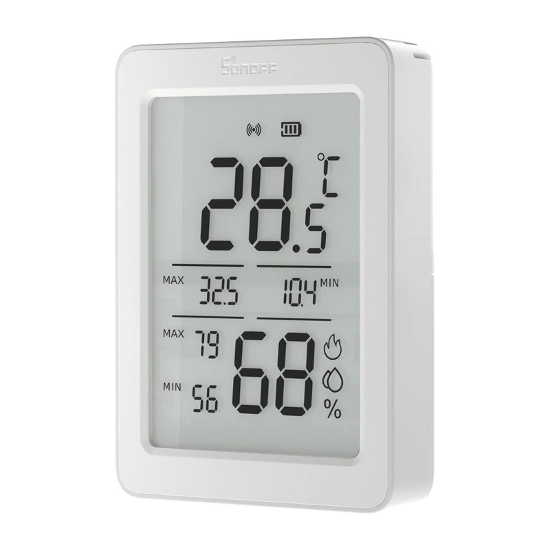 SONOFF ZigBee SNZB-02DR2 Temperatūras un mitruma sensors, 2 iepakojums