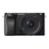 Sony Alpha 6100A ILCE6100AKB.CEC bezspoguļa kamera ar E PZ 16–50mm OSS II objektīvu, melna