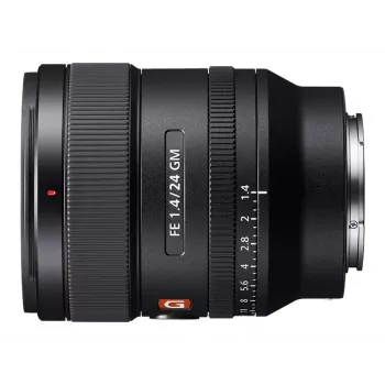 Sony FE 24mm f/1.4 G Master pilna kadra galvenais objektīvs