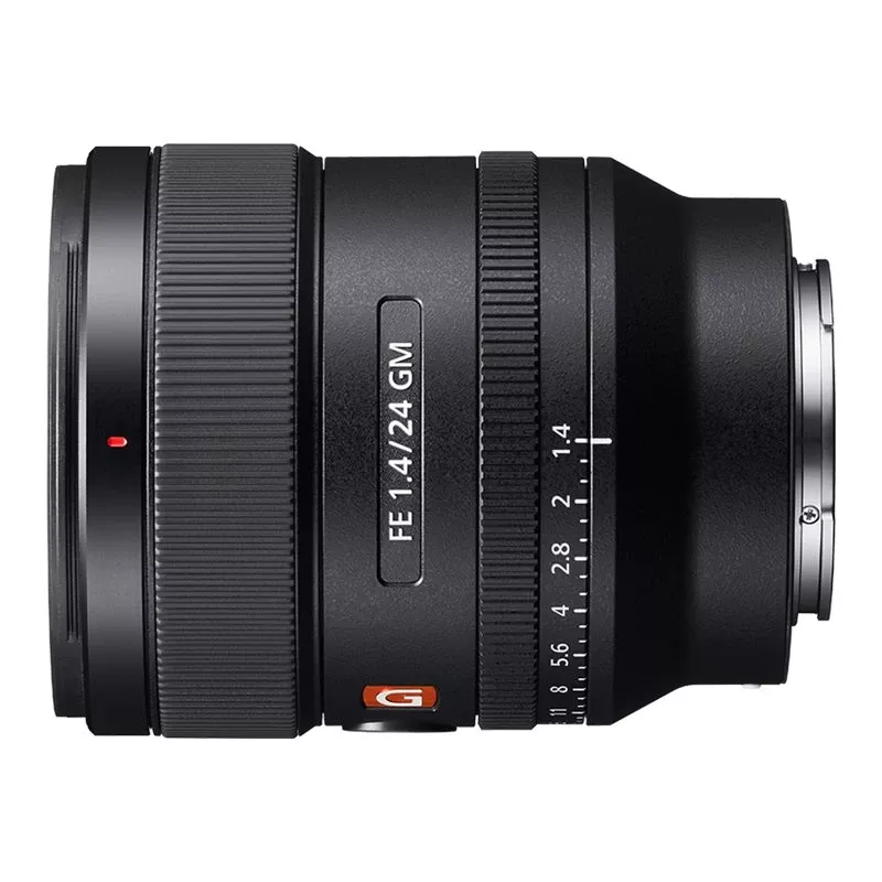 Sony FE 24mm f/1.4 G Master pilna kadra galvenais objektīvs