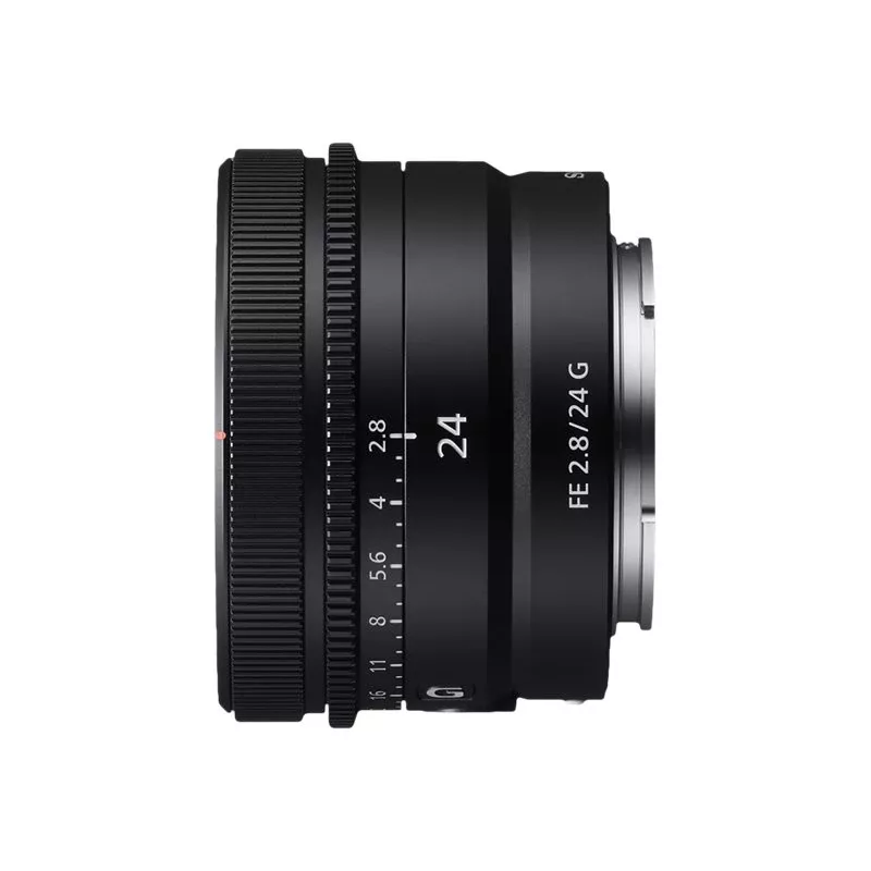 Sony FE 24mm f/2.8 G pilna kadra galvenais objektīvs