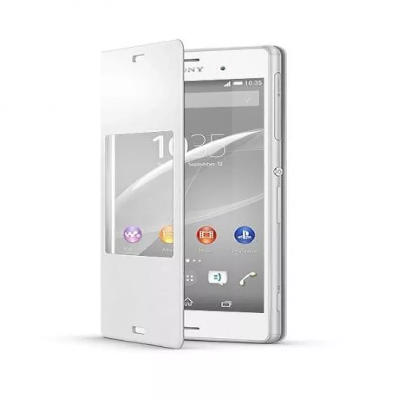 Sony Flip Cover Xperia Z3 D6603 SCR24 Balts