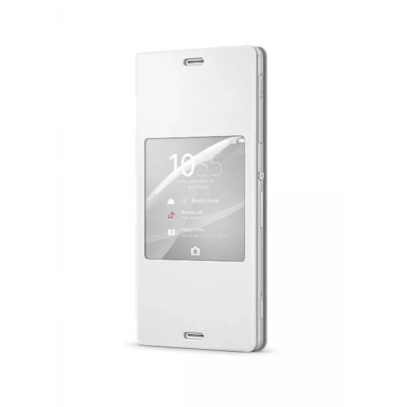 Sony Flip Cover Xperia Z3 D6603 SCR24 Balts
