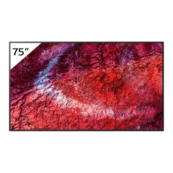 Sony FW-75BZ40P 75 collu 4K Ultra HD profesionālais displejs ar Android TV, 620 cd/m² spilgtumu, 300x300 VESA, melns