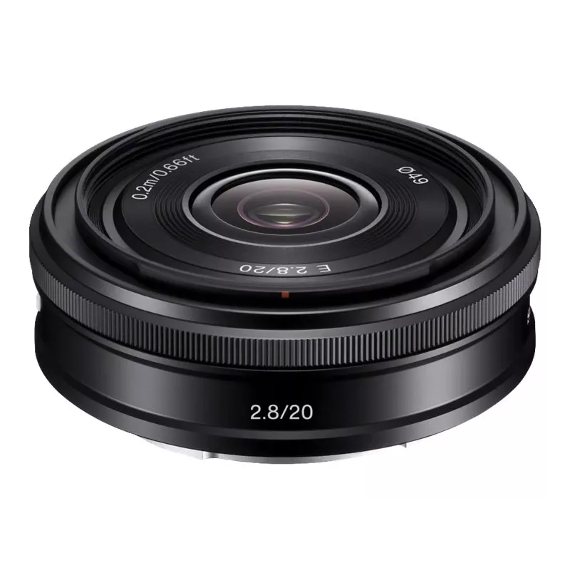 Sony SEL20F28B.SYX E-Mount 20mm f/2.8 Prime objektīvs (Melns)