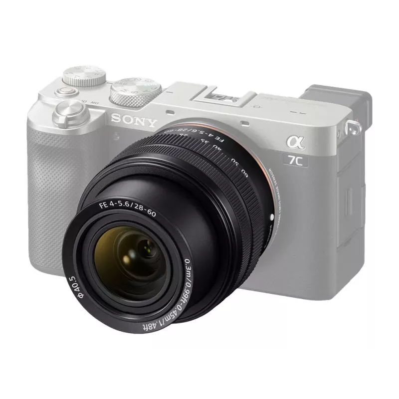 Sony SEL2860B.SYX FE 28-60mm f/4-5.6 pilnrāmja E-mount objektīvs