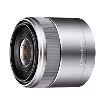 Sony SEL30M35S.SYX E-Mount 30mm f/3.5 makro objektīvs (sudraba)