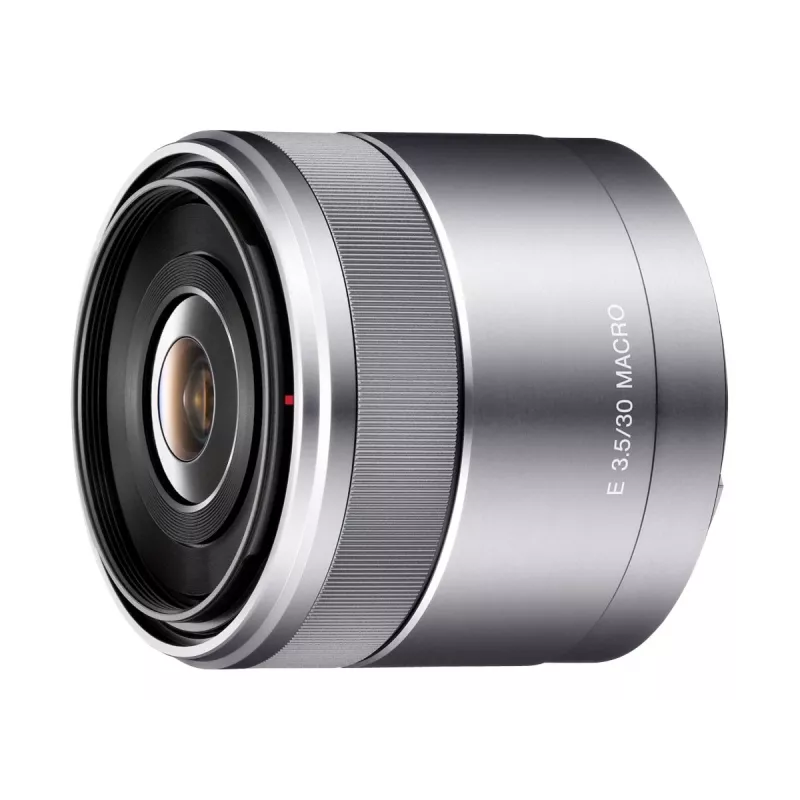 Sony SEL30M35S.SYX E-Mount 30mm f/3.5 makro objektīvs (sudraba)