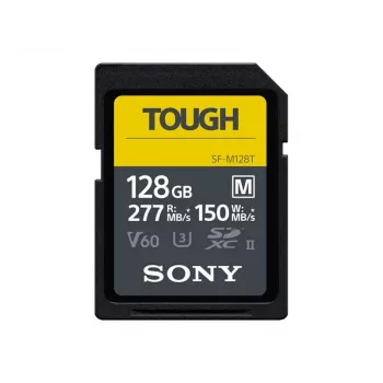 Sony SF-M256T TOUGH UHS-II SDXC atmiņas karte 256GB V60 U3 277MB/s lasīšana 150MB/s rakstīšana Ūdensizturīga Putekļu necaurlaidīga Triecienizturīga