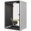 SOUNDBOX INC Soundbox Office Pod SR-M (F4) 1 Person White - Akustiskā Telefona Kabīne ar LED Apgaismojumu un Ventilāciju