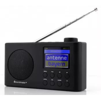 Soundmaster IR6500SW portatīvais digitālais radio Internets/DAB+/FM WLAN Bluetooth
