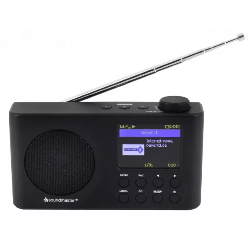 Soundmaster IR6500SW portatīvais digitālais radio Internets/DAB+/FM WLAN Bluetooth