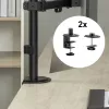 Spacetronik SPA-112 Galda stiprinājums 1 monitoram 17-32 collas Melns