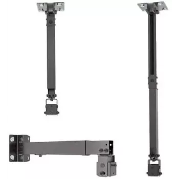 Spacetronik SPA-P01B universāls projektora stiprinājums 2-in-1 griestiem/sienai, 15 kg, tērauds, melns