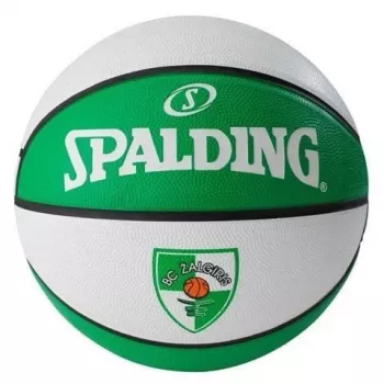 SPALDING EuroLeague Žalgiris Kauņa oficiālā basketbola bumba 7. izmērs oranža/krēmkrāsa