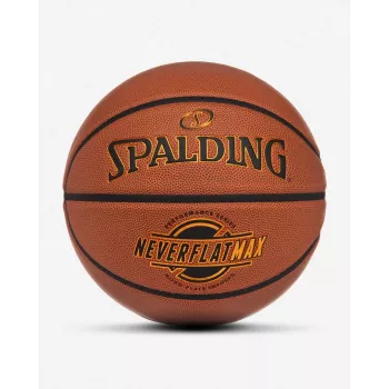 Spalding Neverflat Max iekštelpu un āra basketbola bumba brūna 7. izmērs