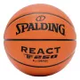 Spalding React TF-250 Basketbols - 7. izmērs, iekštelpām/ārtelpām, augstas veiktspējas kompozītmateriāla āda, oranžs