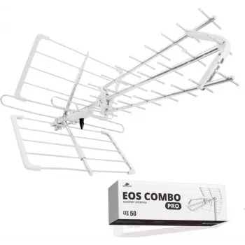 SPARKLE DVB-T2 Spacetronik EOS PRO Combo UHF+VHF LTE 5G virziena antena (balta)