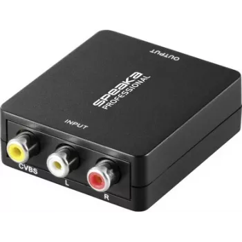 SpeaKa Professional AV pārveidotājs RCA/Cinch uz HDMI 1080p SP-12170984
