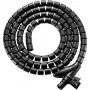 SpeaKa Professional kabeļu saišķošanas uzmava polietilēns (PE) melna elastīga (Ø x G) 15 mm x 1 m 1 gab. SP-13402964