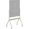SpeaKa Professional stikla magnētiskā tāfele SP-SMW-002 90,7x110,7 cm balta/pelēka ar magnētiem un paplāti SP-14124296