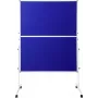 SpeaKa Professional moderācijas tāfele SP-PB-B01 zils filcs 1250 x 1850 mm salokāma ar ritentiņiem abpusēja SP-12058196